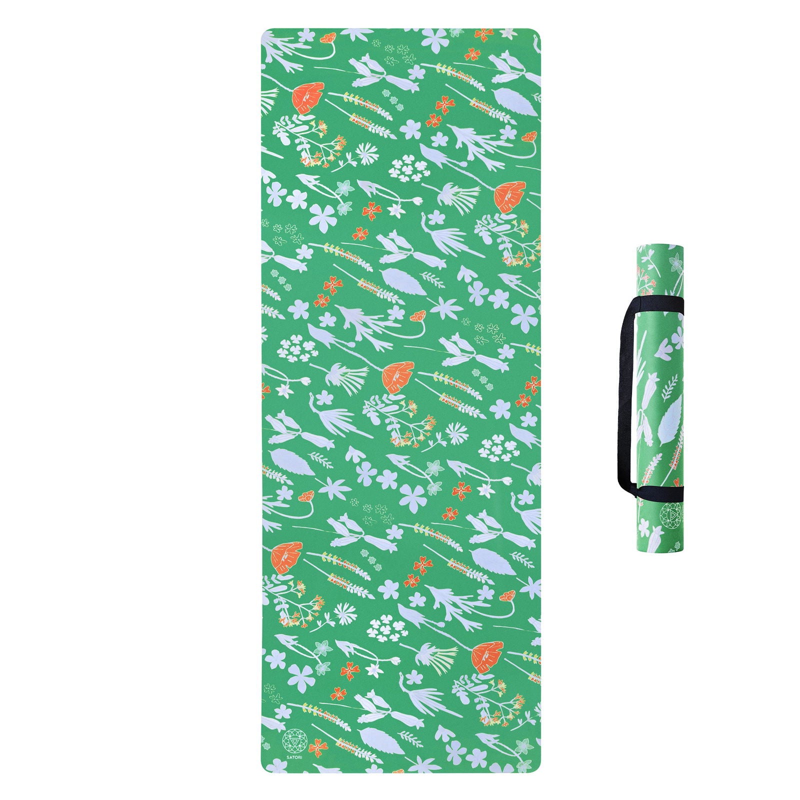 Vegan Suede Yoga Mat - Forest - Satori Concept 